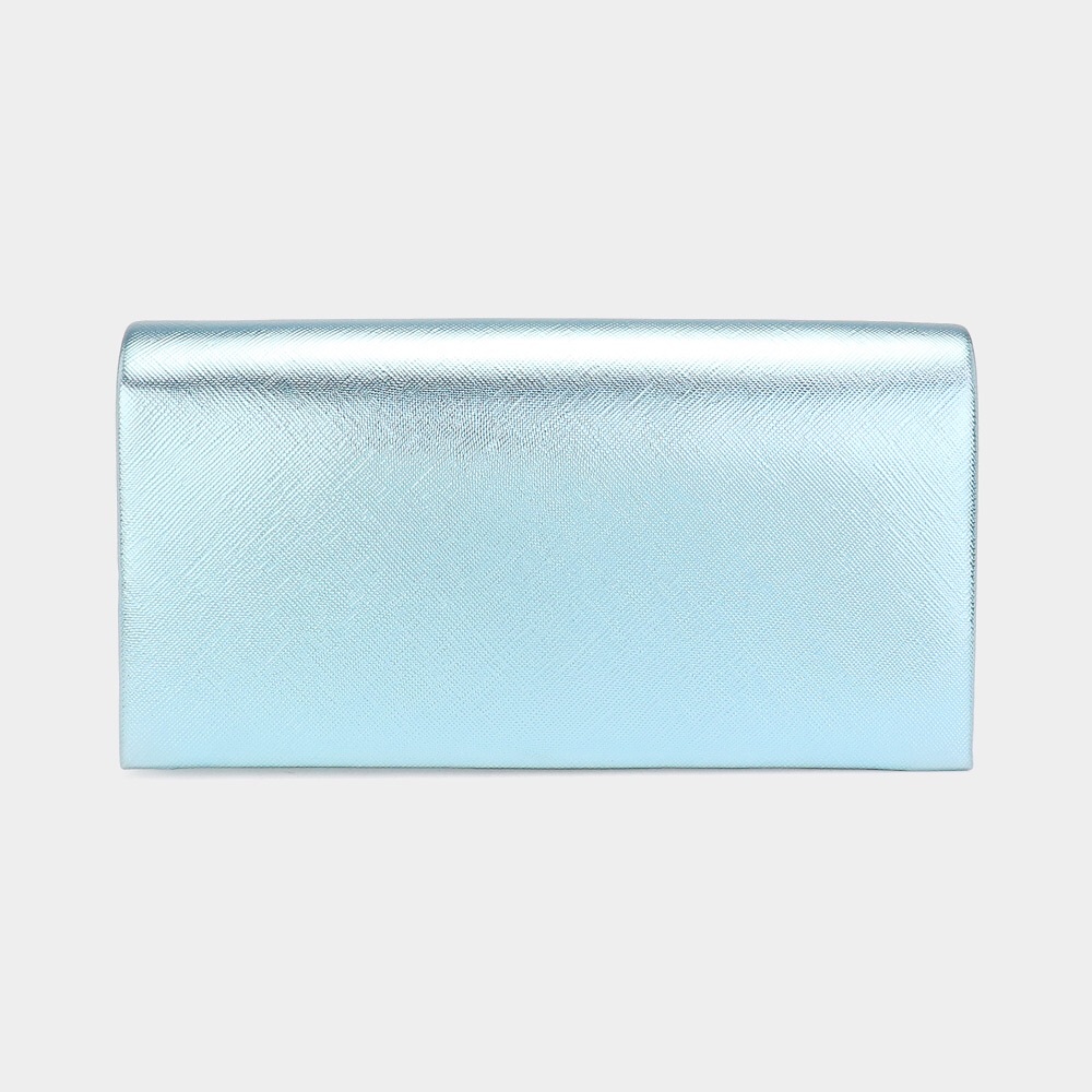 Gorgeous Blue Evening Clutch With Strap